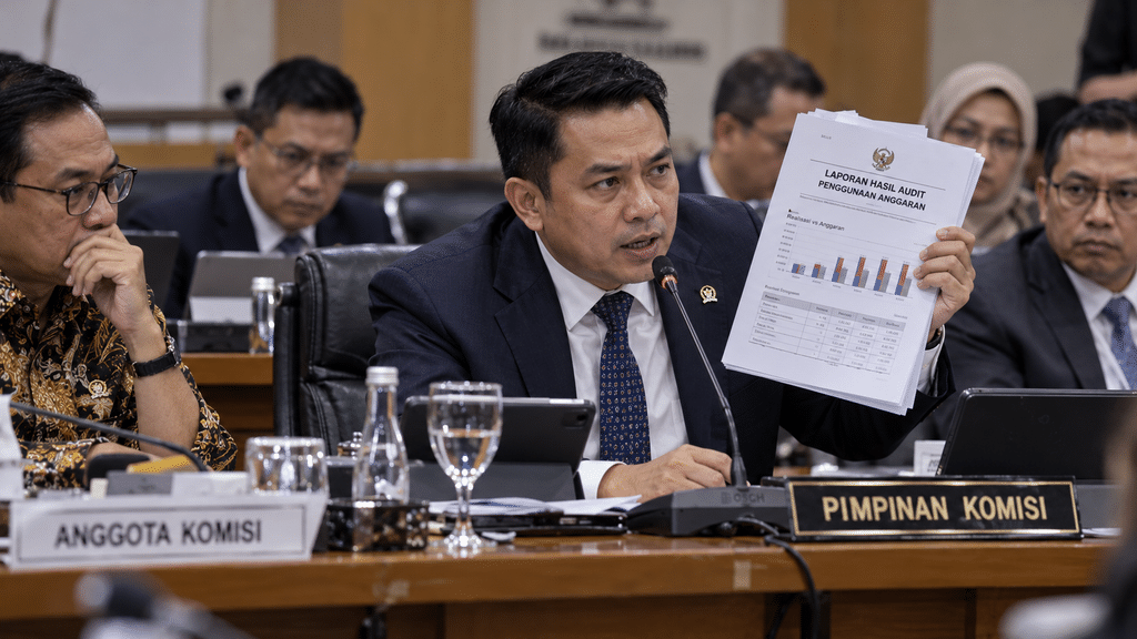 Papan investigasi di ruang redaksi yang memetakan kronologi dari OTT di Jabodetabek hingga penetapan tersangka oleh KPK.